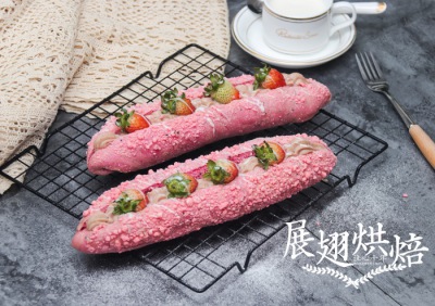 烘焙培訓學校教你做同款奈雪の茶草莓魔法棒！